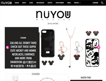 Tablet Screenshot of nuyou.com.sg